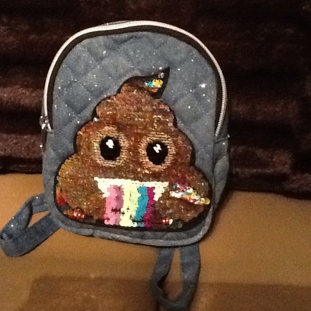 A blue backpack